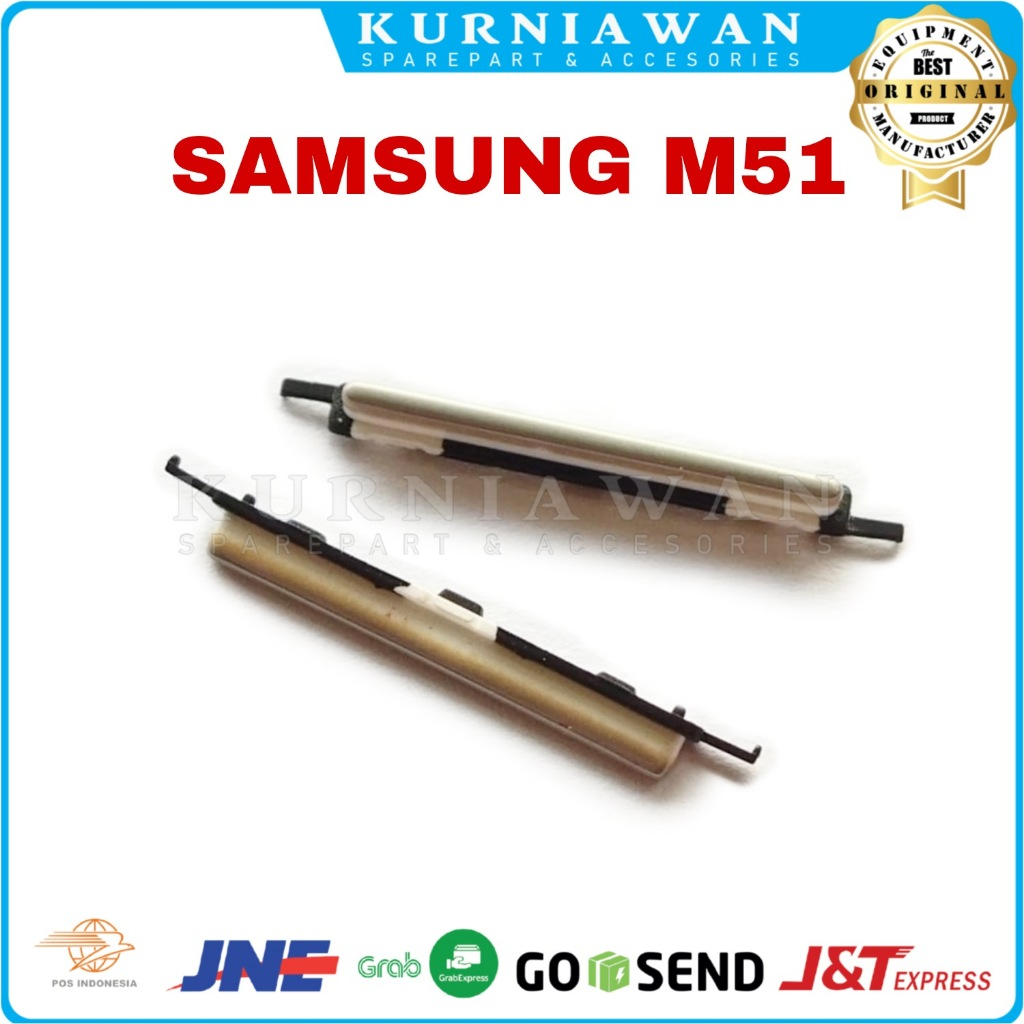 Tombol Luar Samsung M51 Rubber Volume Pernik