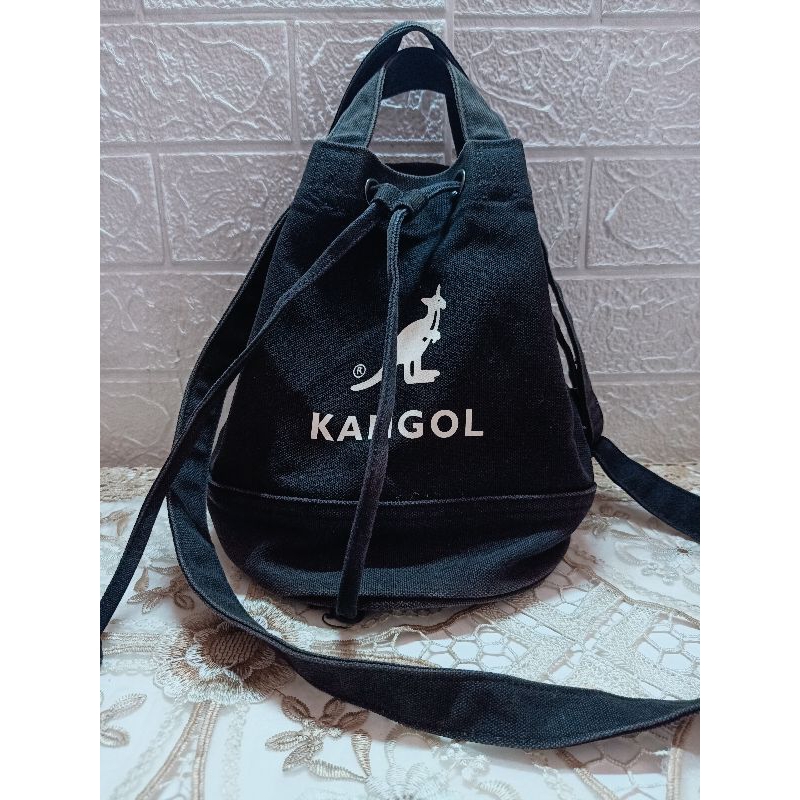 tas kangol bag kanvas auten Preloved good condition