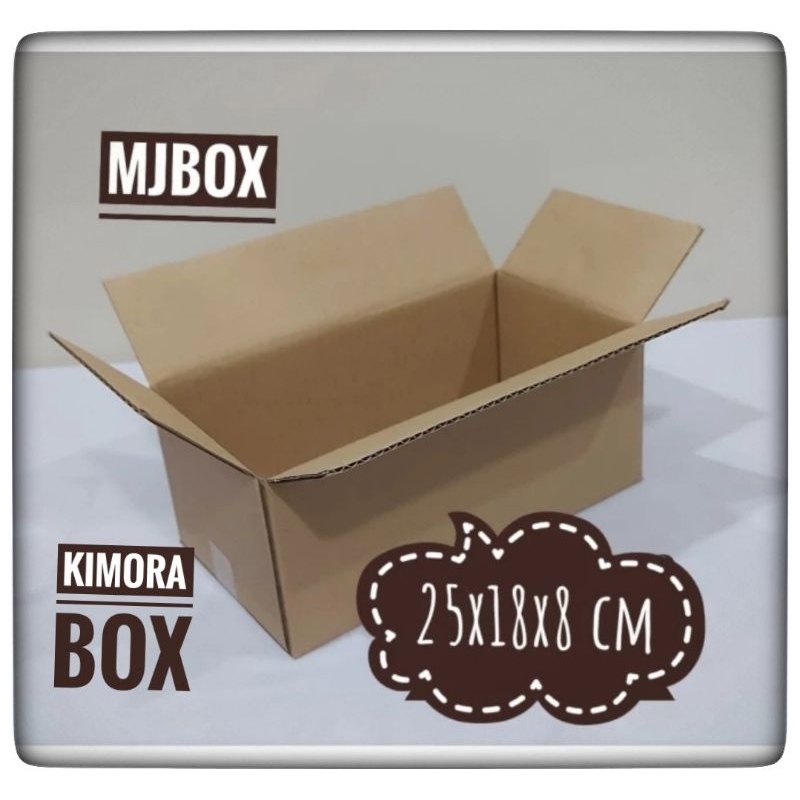 

Kardus karton box. Uk . 25x18x8 cm ST/SHEET SINGLE WALL