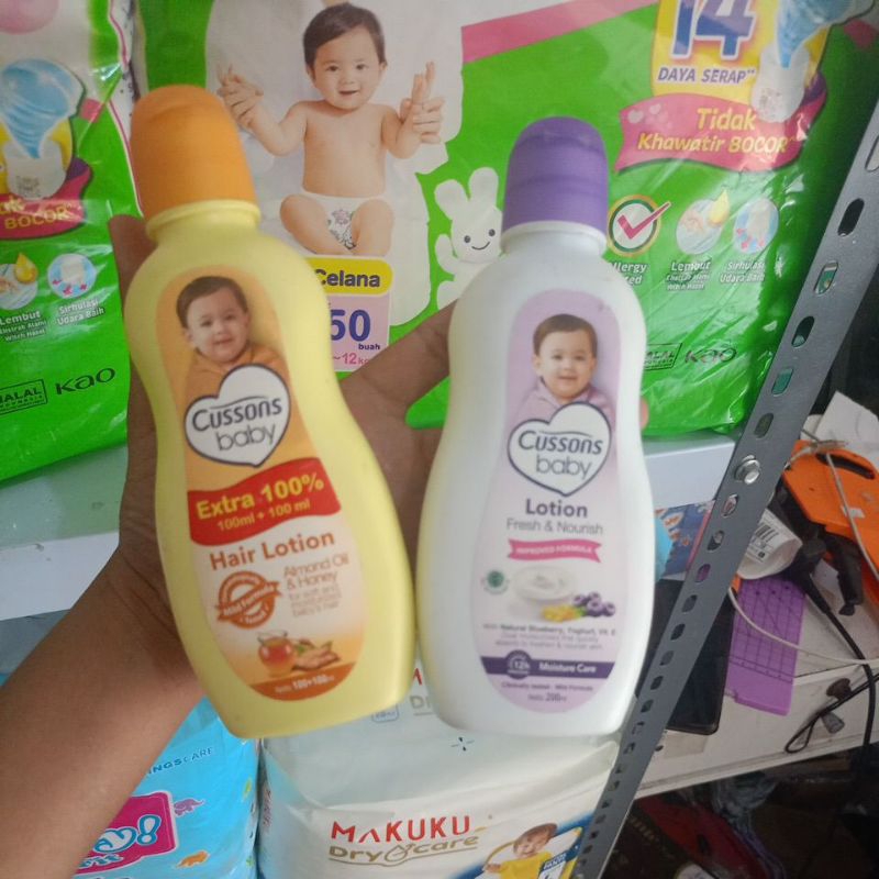 HAIR LOTION HAIR OIL CUSSONS BABY/LOTION CUSSONS BABY 100mL 200ML