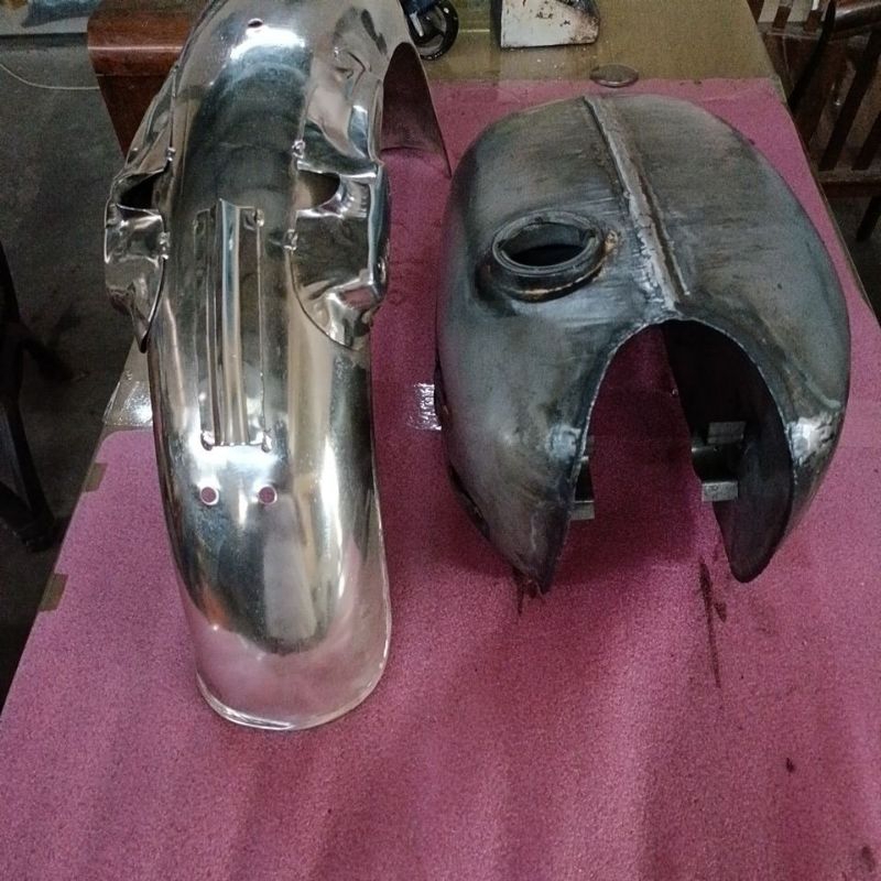 Tengki cb set spakbor cb Tengki cb 125 copy tengki sultan set dengan spakbor belakang cb