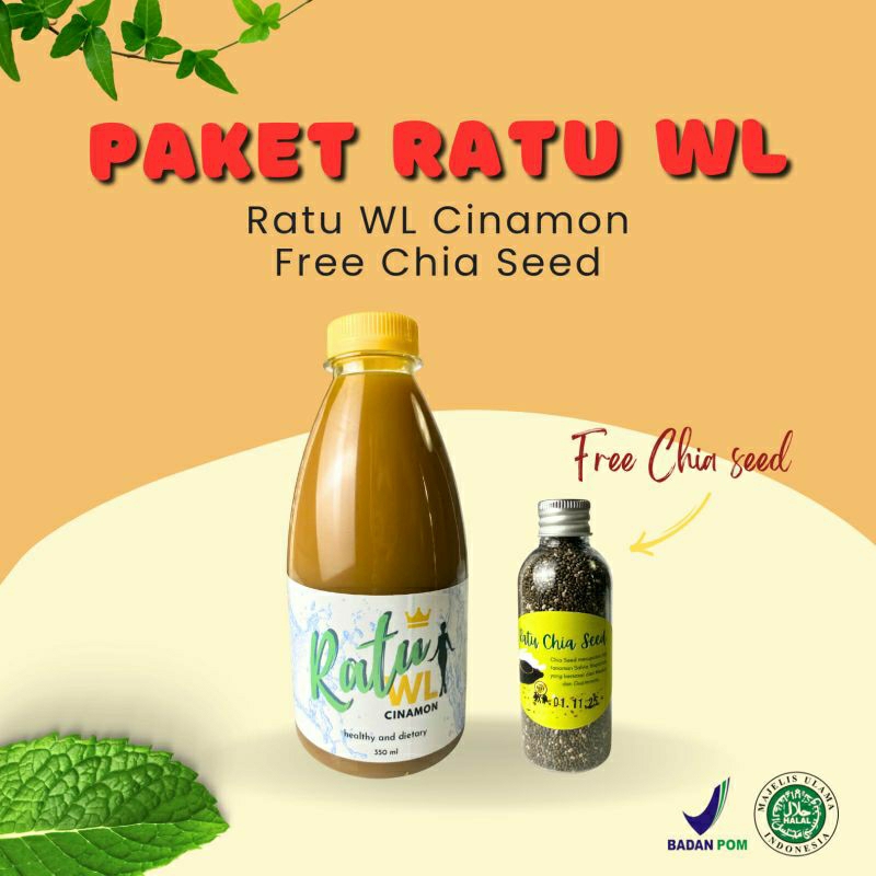 

Paket Ratu WL Cinnamn Free Chiaseed