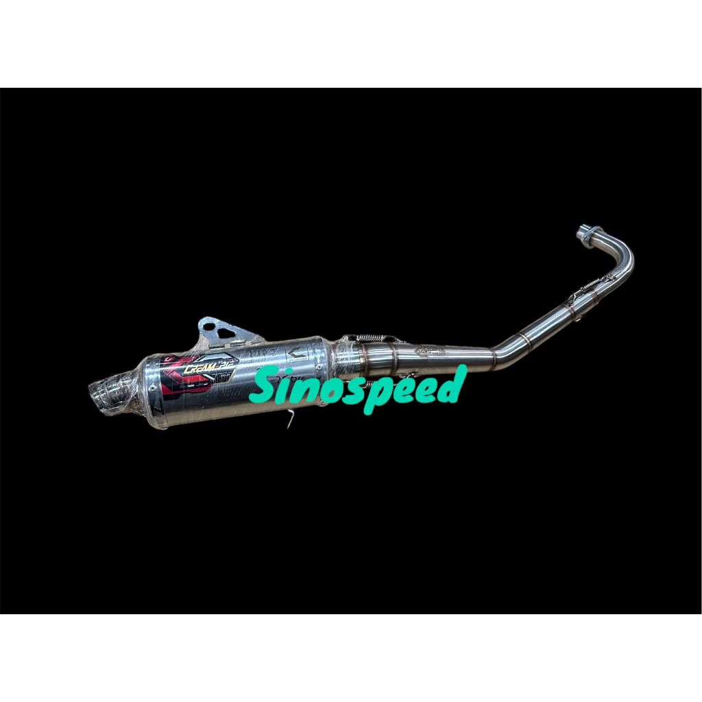 (WAJIB NON COD) Knalpot Creampie Oval Jupiter z vega 200-250cc Stainless Original