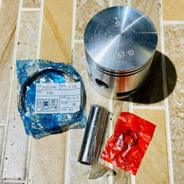 piston kit seher set ring pen seker ukuran 3 M vespa spartan excel 200
