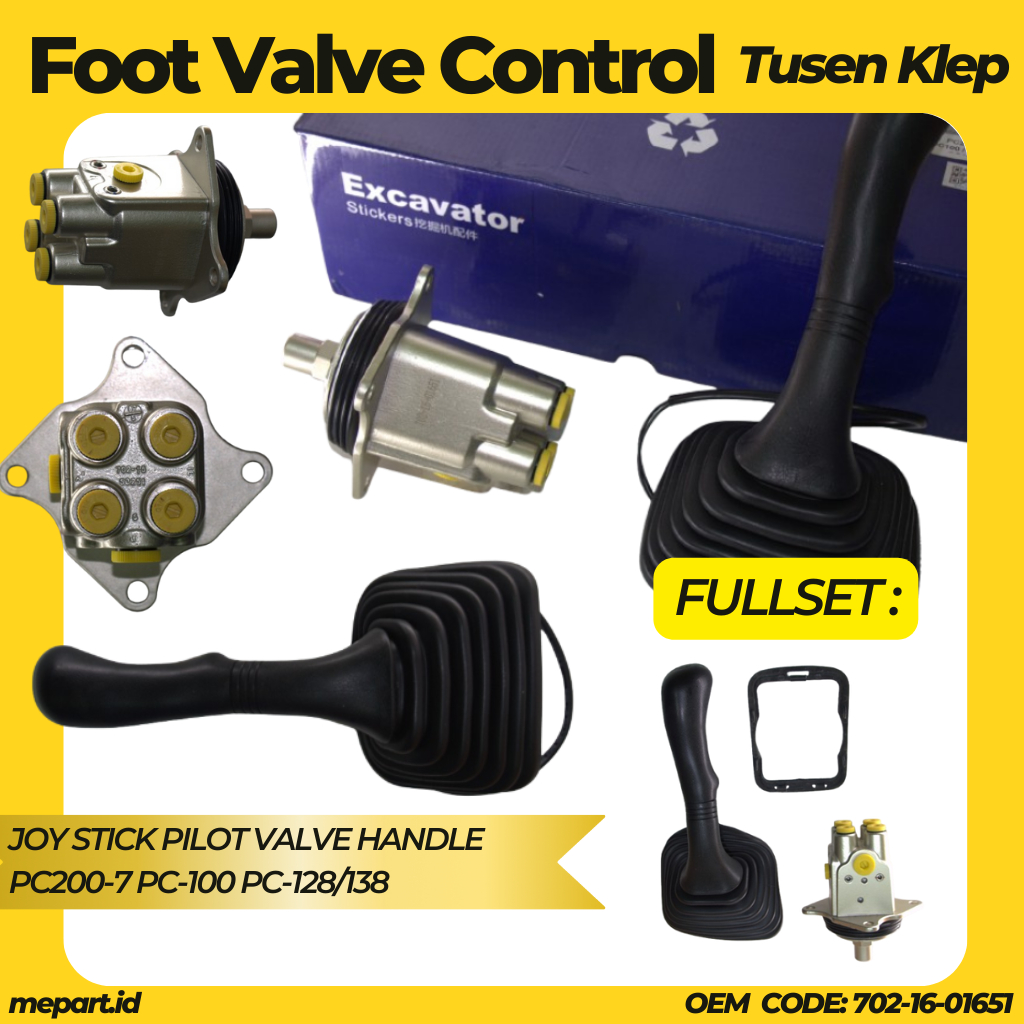 TUSEN KELP JOY STICK PILOT VALVE HANDLE PC200-7 PC100 PC128 PC138 MCQUEEN OEM 702-16-01651