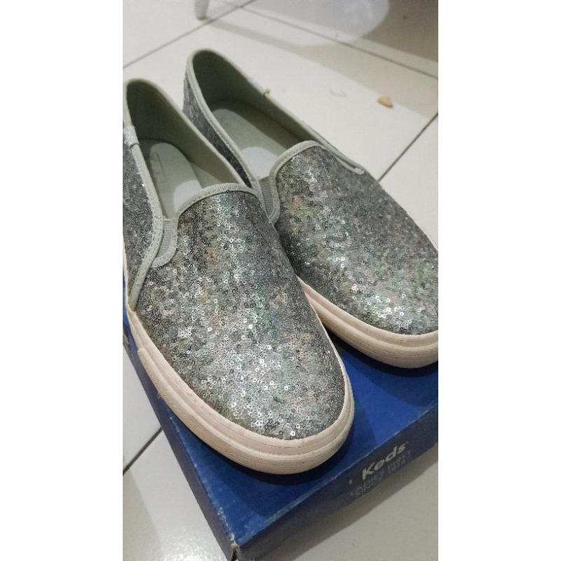 Keds Double Decker Sequin Blue (Preloved)