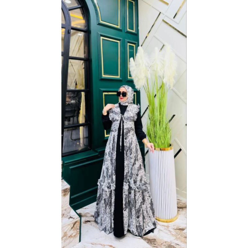 GAMIS WANITA QUEEN SET OUTER 3 in 1 (FZ)