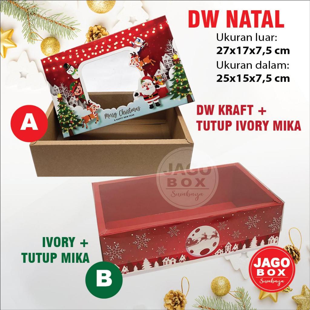 

BOX DW KUE KERING | SOUVENIR | HAMPERS NATAL 27x17x7,5 CM