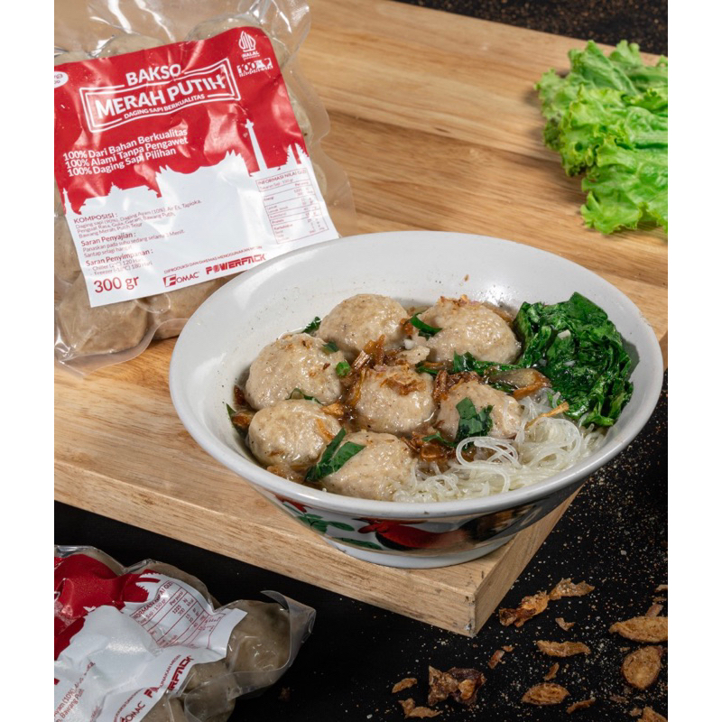 

Bakso Merah Putih daging sapi pilihan buy1get1