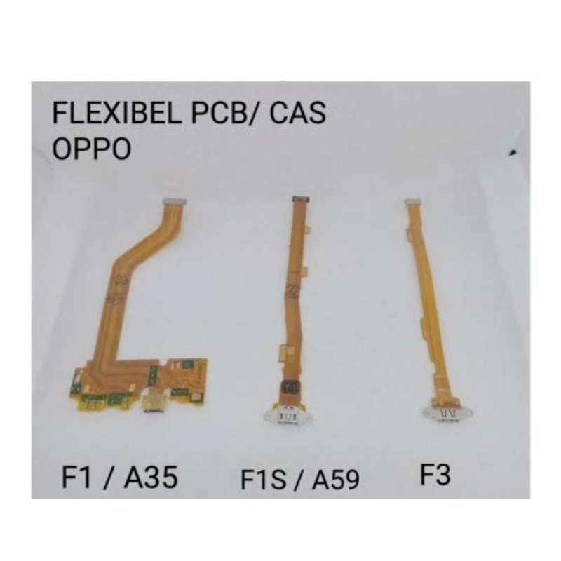 Papan Charger Konektor PCB Flexibel Original Oppo F1 / F1S / F3