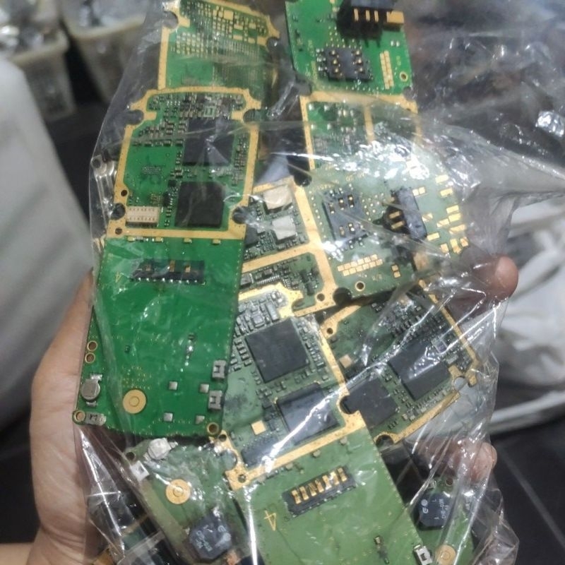 PCB HP RONGSOK BAHAN LEBUR EMAS HARGA PER 5 BIJI