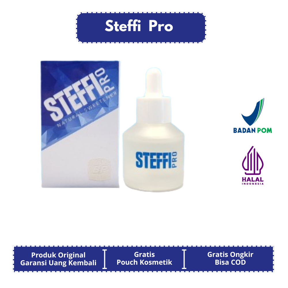 

STEFFI PRO 30 ML DAUN STEVIA MURNI 100% 300X LEBIH MANIS