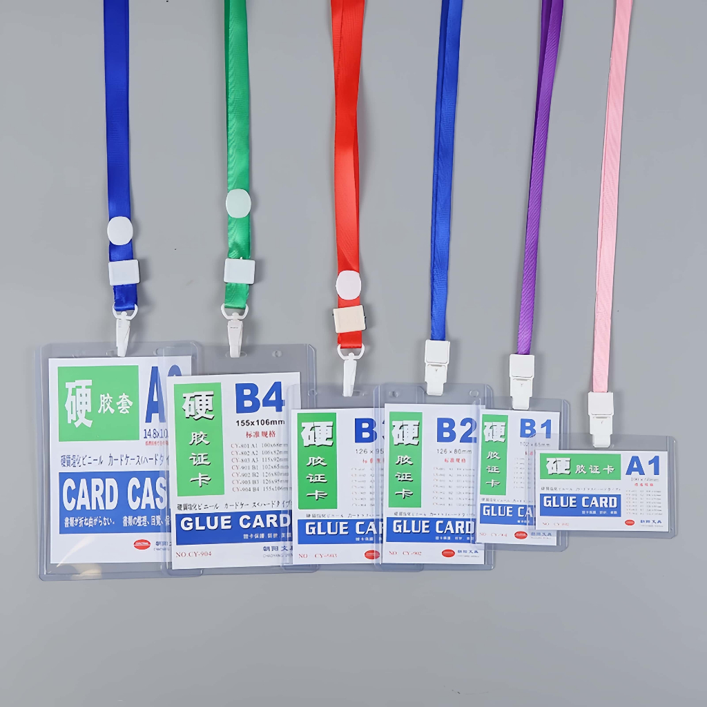 

ID CARD PANITIA CARD CASE + TALI / Plastik Mika ID Card / Name Tag Panitia