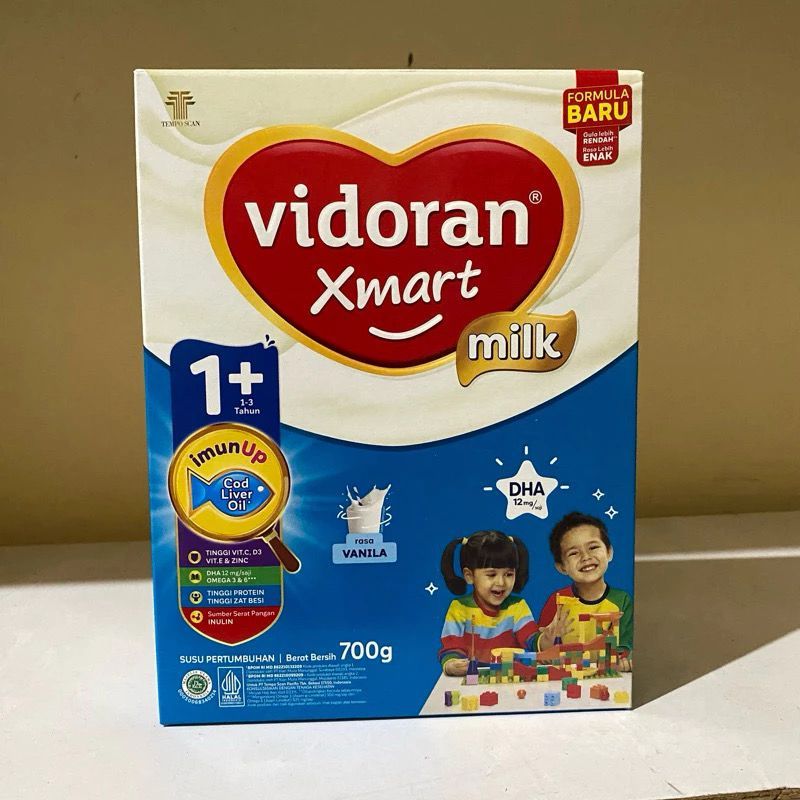 VIDORAN XMART 1+//5+ VANILA DAN MADU 700G/725G/925G