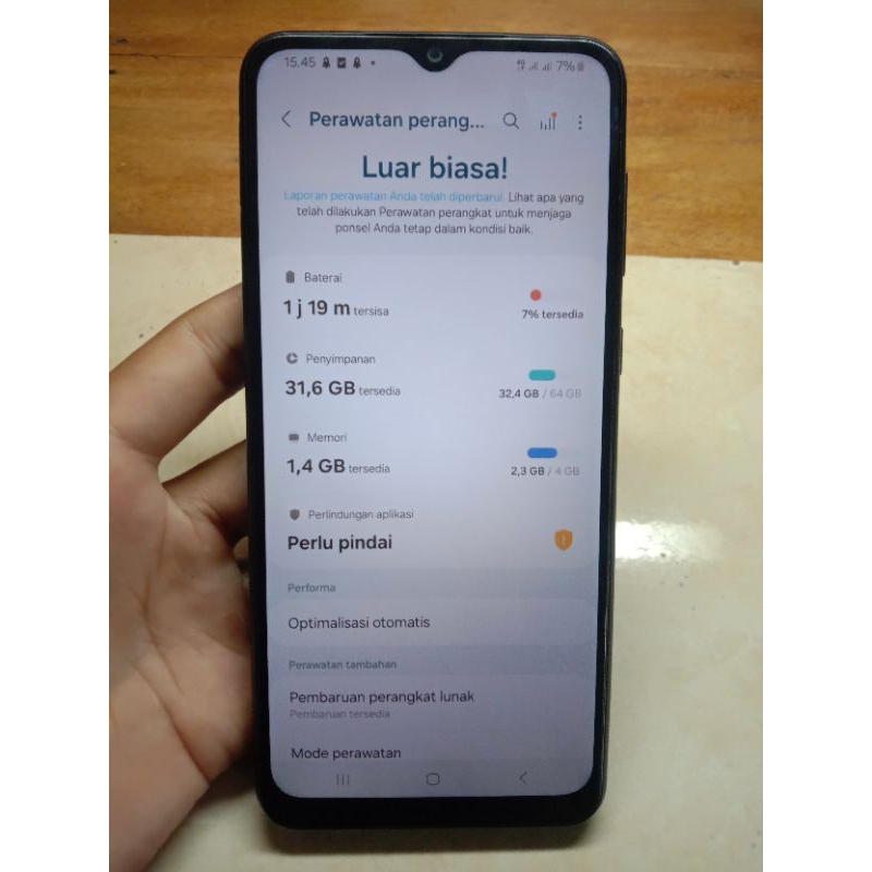 Mesin Samsung Galaxy A04/A045F normal