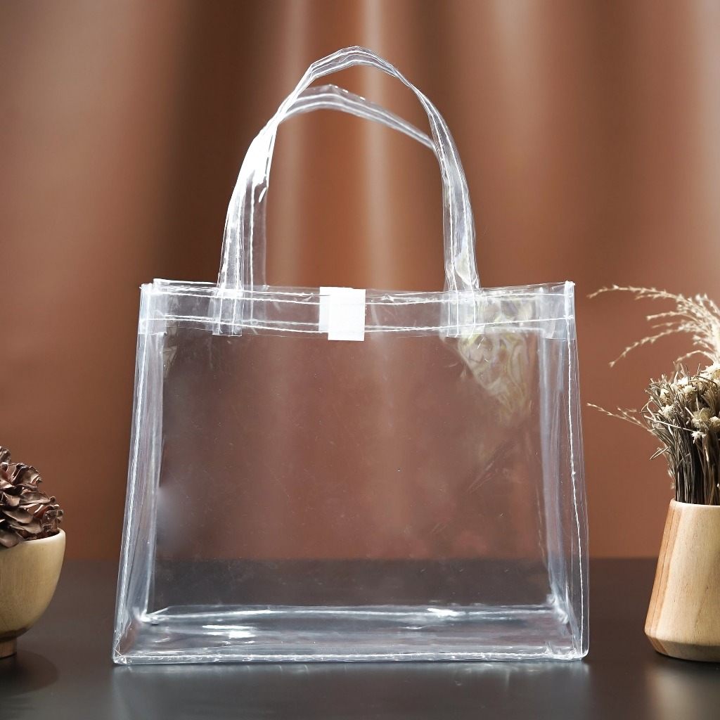

Tas Tenteng Mika Transparant Premium Varian size tas hampers transparan Langsung Kirim