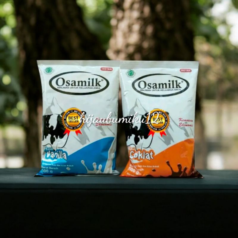 

Osamilk 1 kg Susu Sapi Bubuk Isi 2 X 500 Gram Vanila Coklat