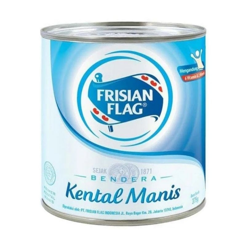 

Frisian Flag Susu Kental Manis 370 gr/kaleng exp Nov 2025