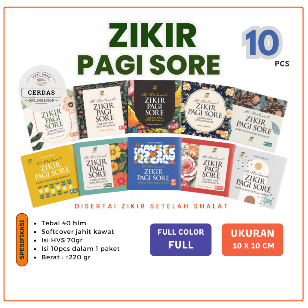 Buku Al Masurat Matsurat ZIKIR Dzikir PAGI Petang SORE Souvenir Pernikahan Ultah Anak Murah