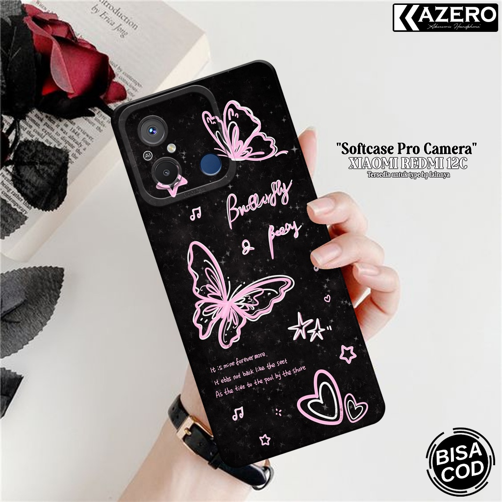Silikon XIAOMI REDMI 12C - Case Aesthetic - Softcase XIAOMI REDMI 12C Terbaru - Casing XIAOMI REDMI 