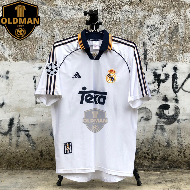 Real Madrid 1998 1999 2000 Home Kit - UCL Version