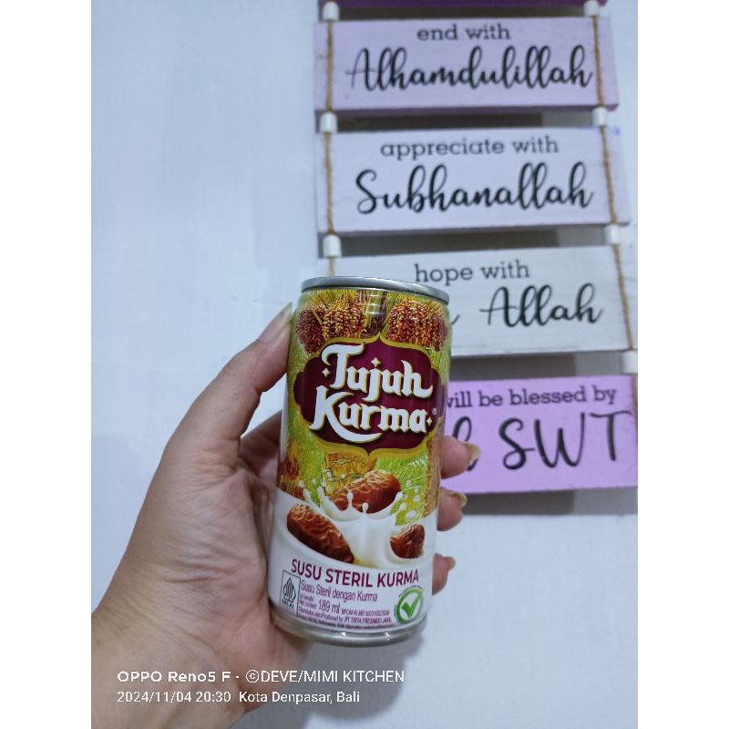 

SUSU STERIL TUJUH KURMA 189ML