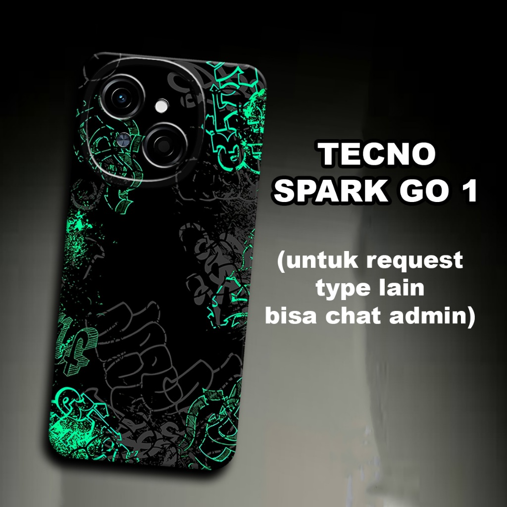 CC25/ Softcase karet lentur untuk TECNO SPARK GO 1/Motif grafity/case TECNO SPARK GO 1 /kesing TECNO