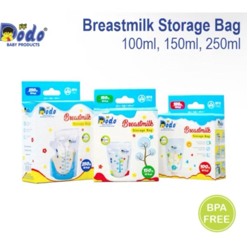 DODO breast milk 150 ml dan 250 ml / dodo kantong asi