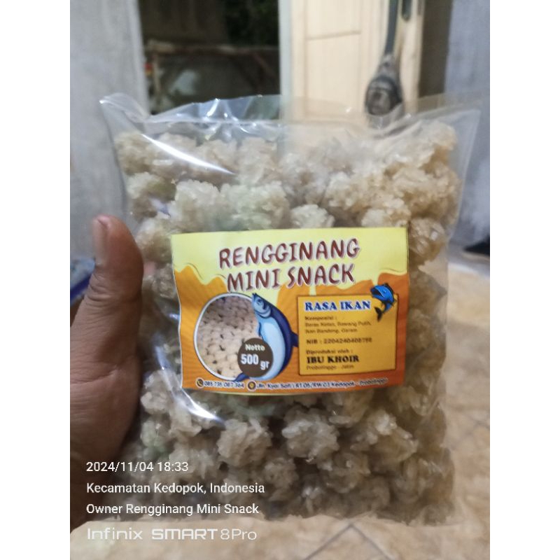 

500 Gram Rengginang Mini Snack Mentah