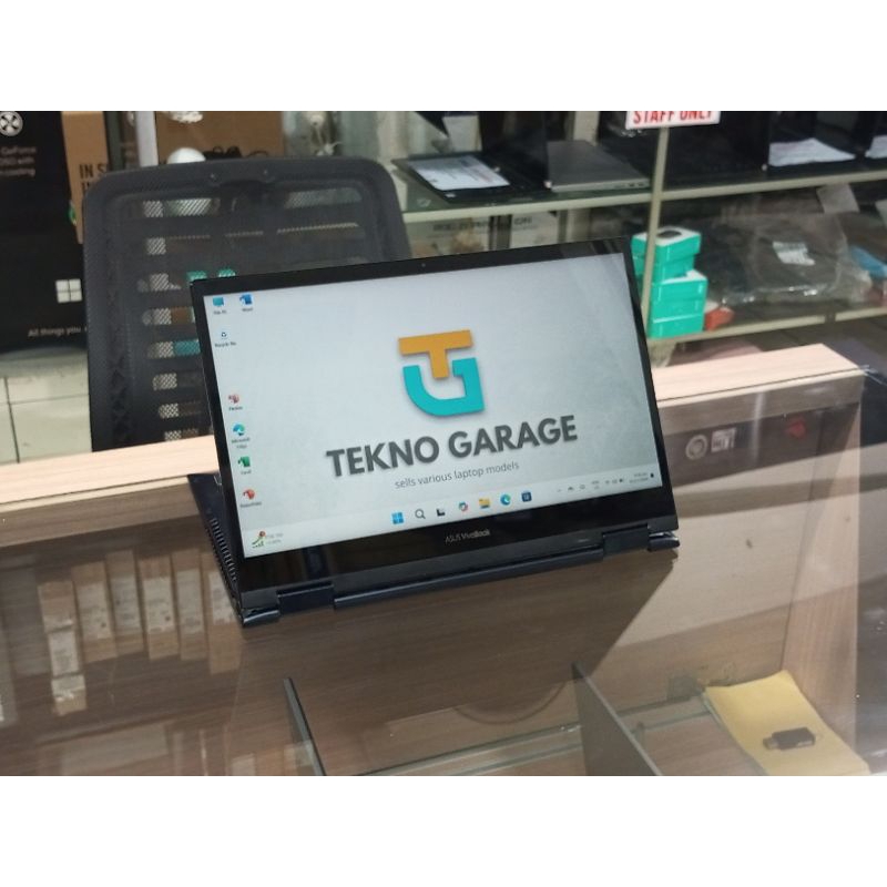 ASUS VIVOBOOK FLIP 14 TM420IA RYZEN 7 4700U RAM 8GB SSD 512GB 14in FHD IPS BAZZEL TOUCHSCREEN