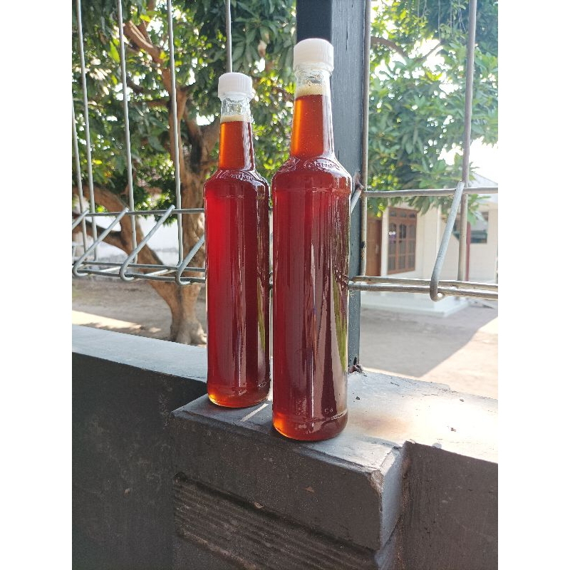 

Madu Hutan liar 100% Murni Asli hasil bolang sendiri. Uk botol 460ml