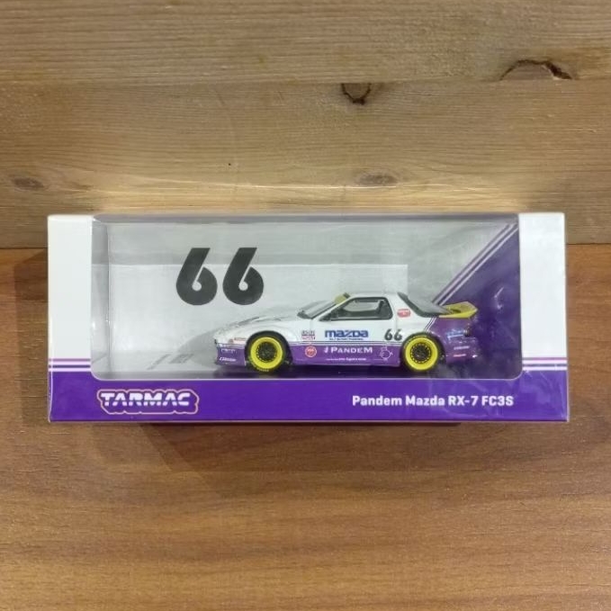 TARMAC WORKS PANDEM MAZDA RX7 FC3S WHITE PURPLE TARMACWORKS
