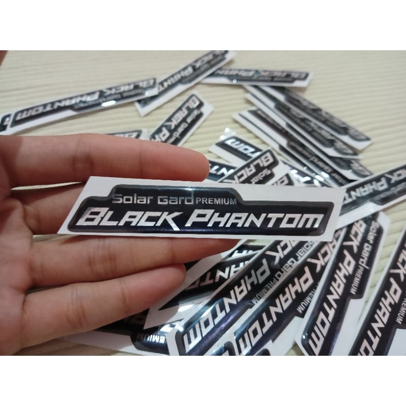 emblem BLACK PHANTOM solar gard kaca film