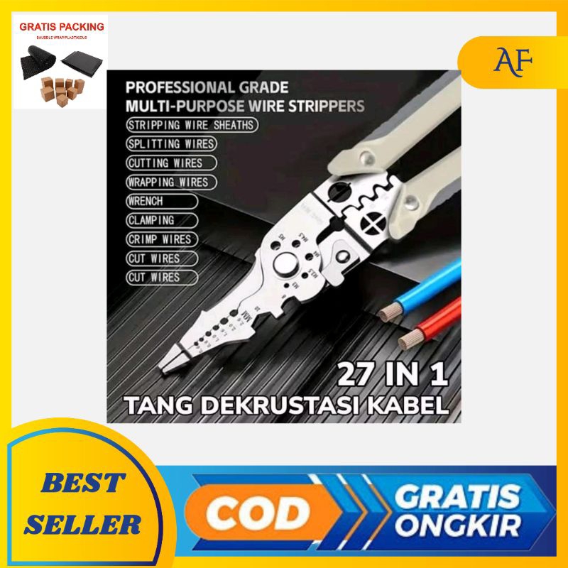 tang dekrustasi kabel tang potong tang multifungsi tang kawat banyak fungsi tang kabel