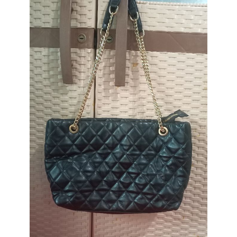 dijual Preloved tas hitam rantai