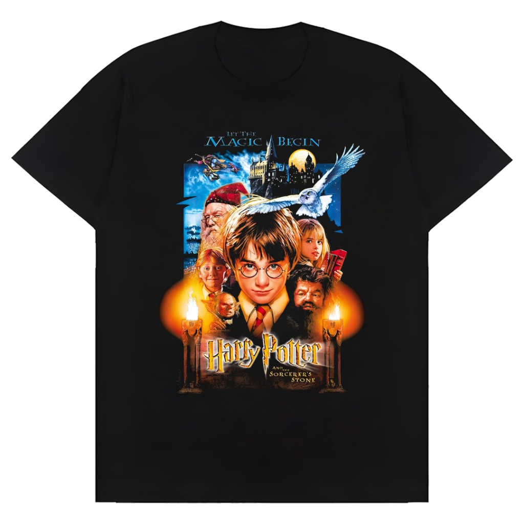 Kaos Harry Potter Hogwarts Harry Potter And Sorcerer's Stone