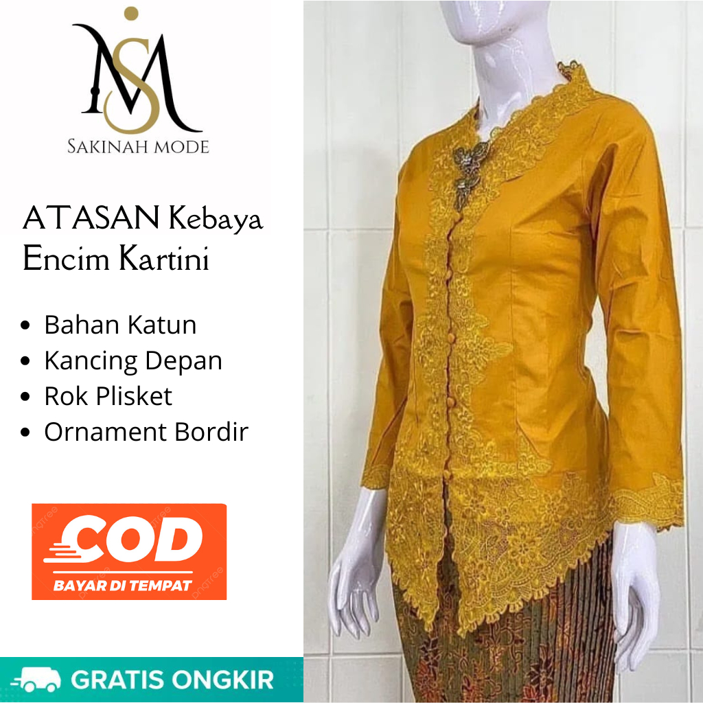 RB2 ATASAN KEBAYA ENCIM KARTINI FREE HIJAB KEBAYA MODERN KEBAYA WISUDA KEBAYA PESTA KEBAYA KEKINIAN