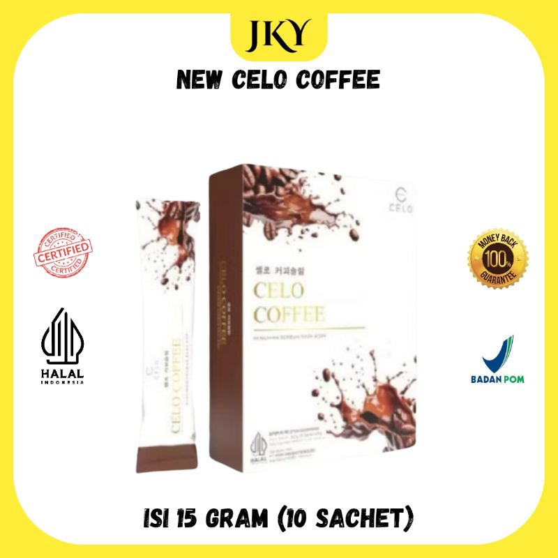 

(READY STOCK SIAP DIKIRIM) ISI 10 SACHET - CELO COFFEE SLIM - CELO COFFEE SLIMMING - celo.beaute - celobeautebycece - celobeauteofficial