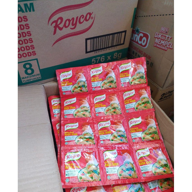 

ROYCO KALDU AYAM / SAPI penyedap masakan 1 renceng isi 12 sachet