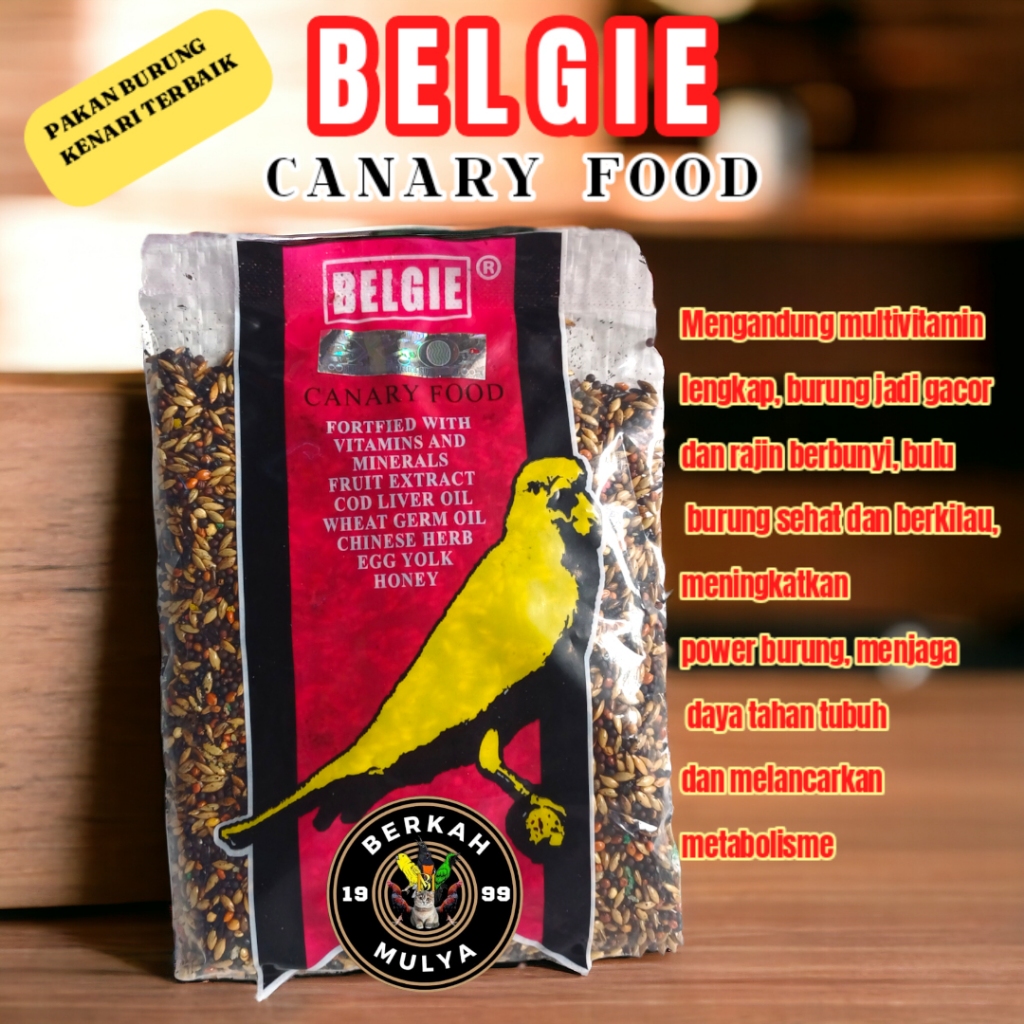 Belgie Kenari Pakan Makanan Pakan kenari Burung Kenari Super Belgie XO Kenari Gacor Harian Lomba Bur