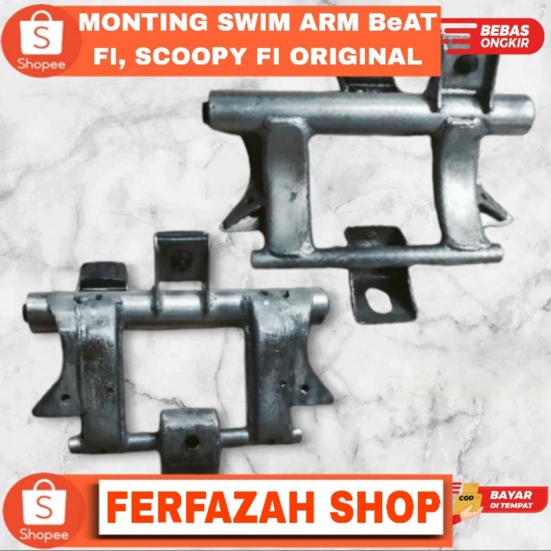 FERFAZAH SPAREPART SHOP| MONTING ARM BeAT FI, SCOOPY FI 2017-2019 COPOTAN ORIGINAL AHM| SWIM ARM BeA
