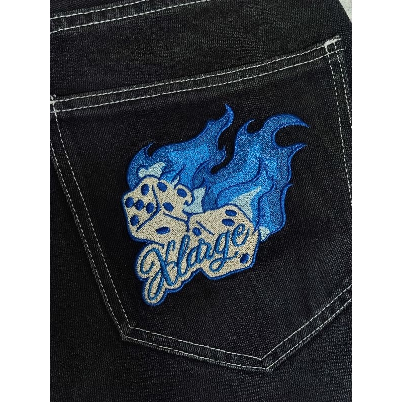 XLARGE Blue Flame Pants