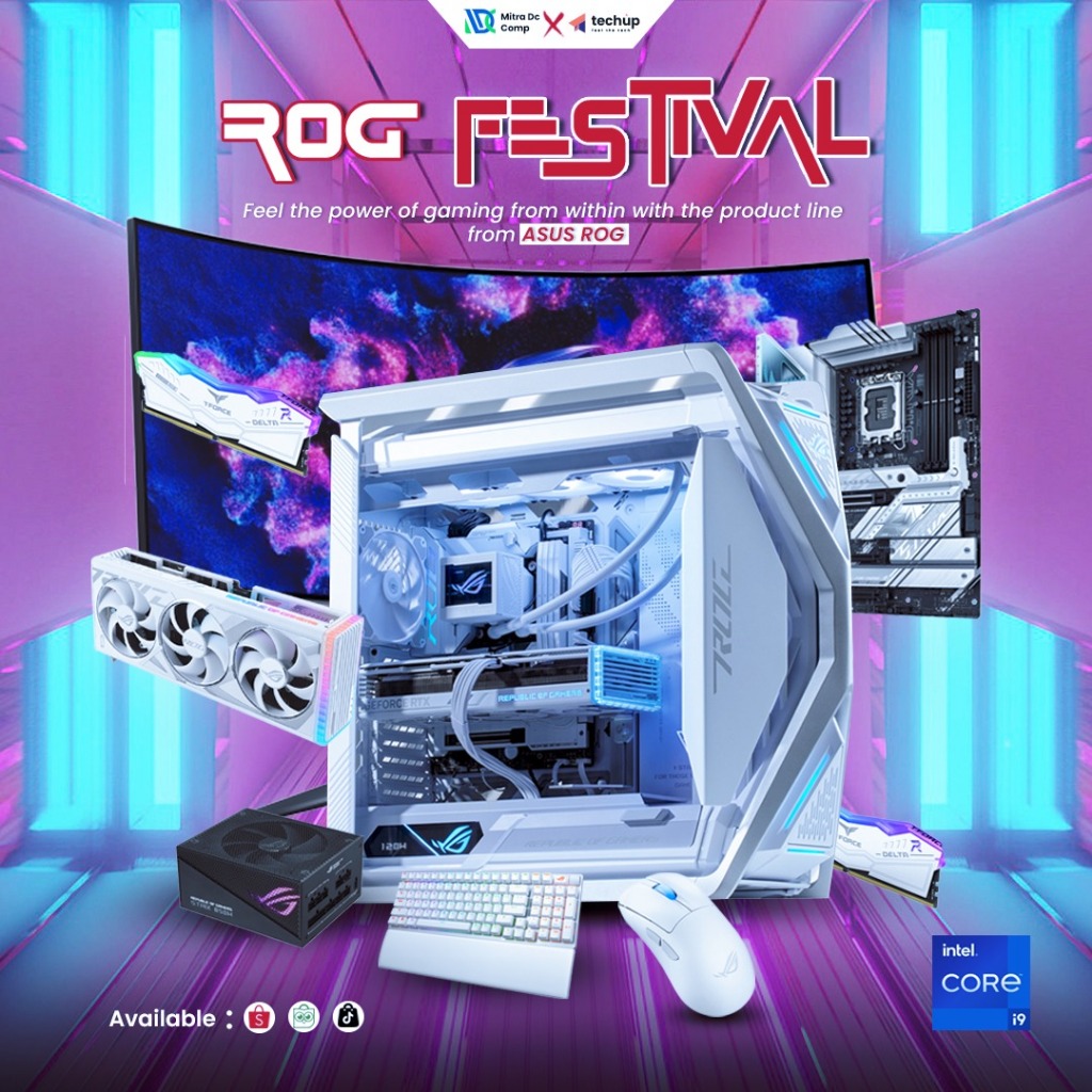 PC Gaming ASUS ROG Intel Core I9 14900K With ASUS ROG RTX 4080 Super