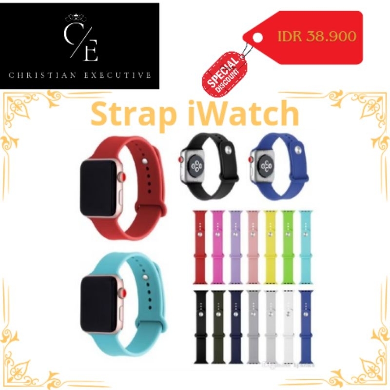 Strap i-Watch polos Original tali jam smartwatch Apple polos