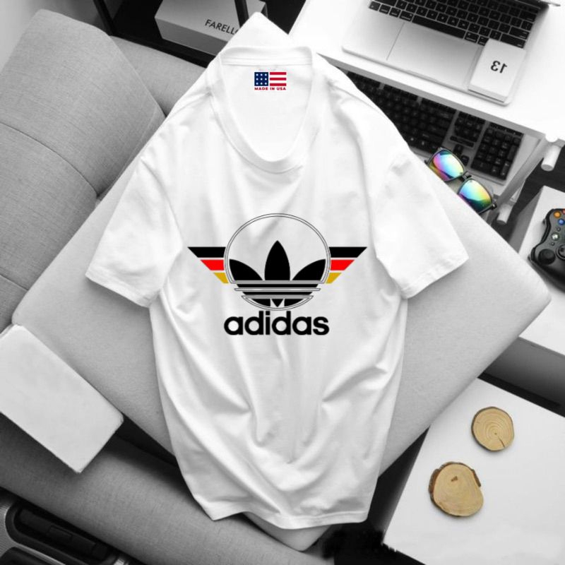 Kaos Distro Lengan Pendek Motif Simple | Kaos Pria Casual | Kaos Putih