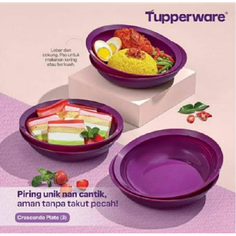 aneka piring makan  new tupperware