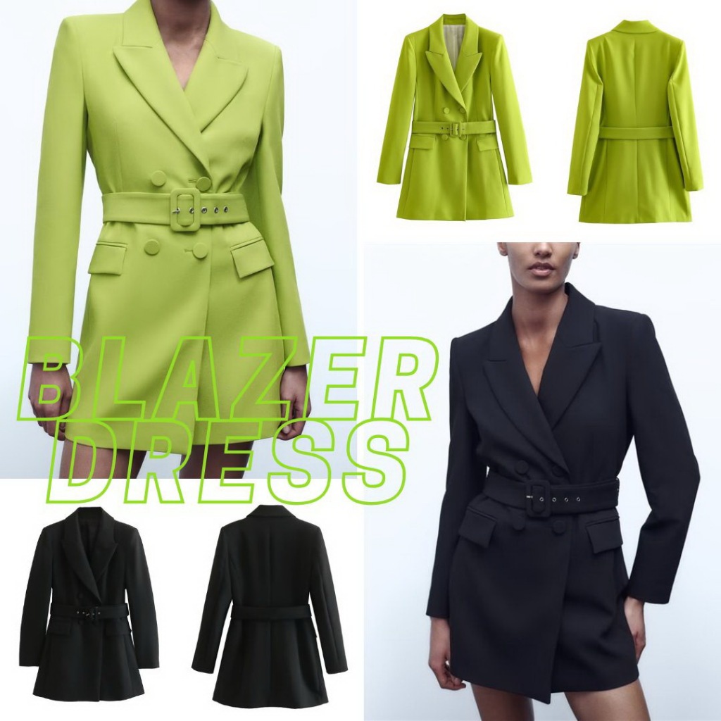 Blazer Dress Wanita Baju Kerja Kantoran Formal 35843