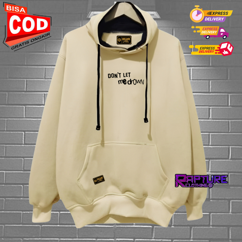 Hoodie Sweter Pria Wanita Oversize Distro Warna Cream Hodi Cewe Cowo Authentic Murah Jaket Tebal Ter