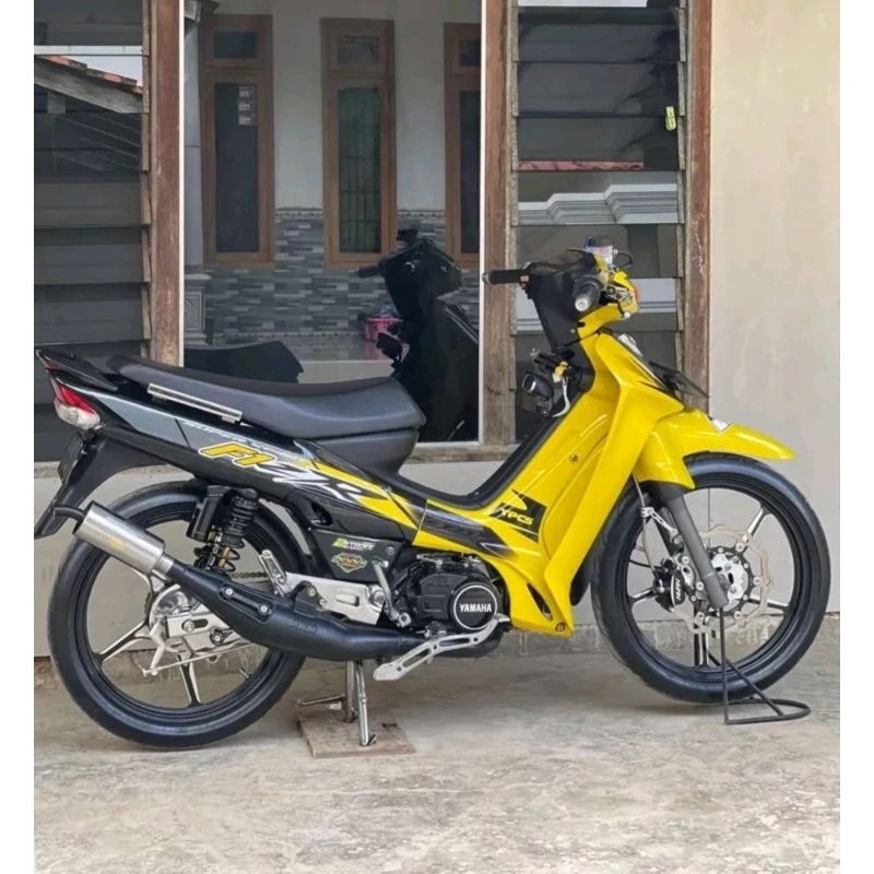 STRIPING FIZR VARIASI MALAYSIA FIZ R OREN ORANYE MERAH HITAM