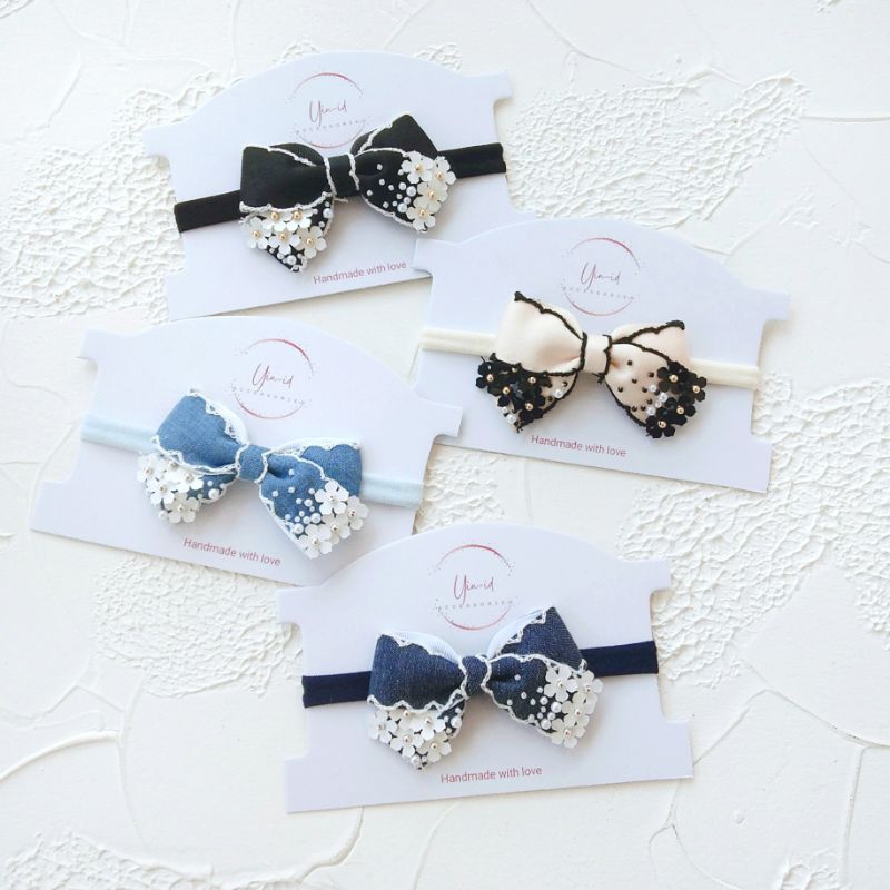 Bando Bayi / Bandana Bayi / Baby Headband / Zura Bow Headband Premium